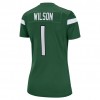 New York Jets Tröjor Zach Wilson 1 Nike Grön 2021 NFL Draft - Dame